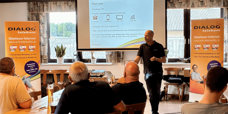 Großes Interesse beim Glasfaser-Infoabend in Wartberg an der Krems